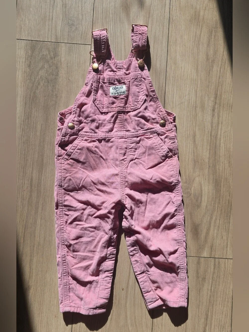 OshKosh B'gosh Dusty Rose Corduroy Overalls